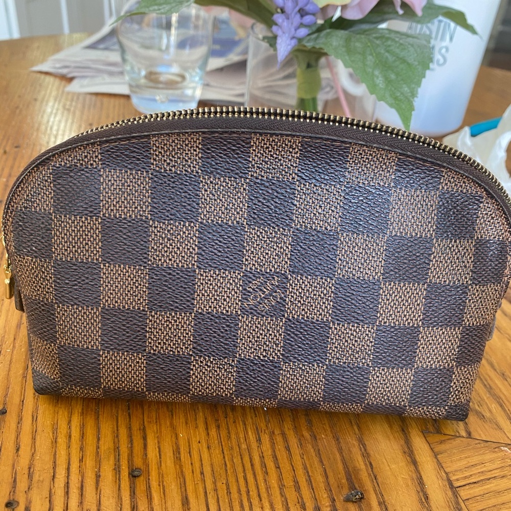 Louis Vuitton damier brown ebene Cosmetic bag